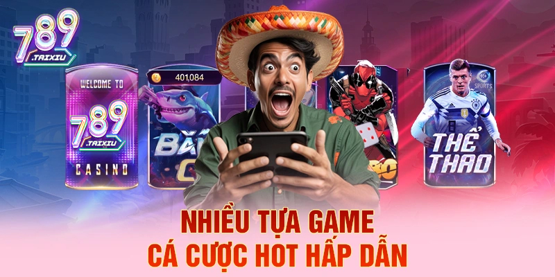 Các tựa game cá cược hấp dẫn tại 3king